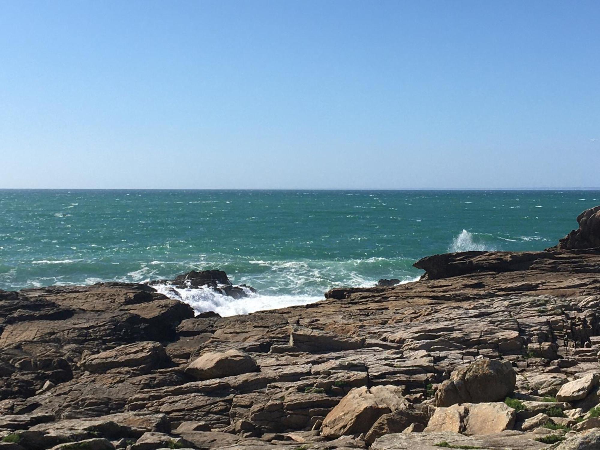 Appart-Studios Vue Mer Panoramique St Guenole Cote Mer Penmarcʼh الغرفة الصورة
