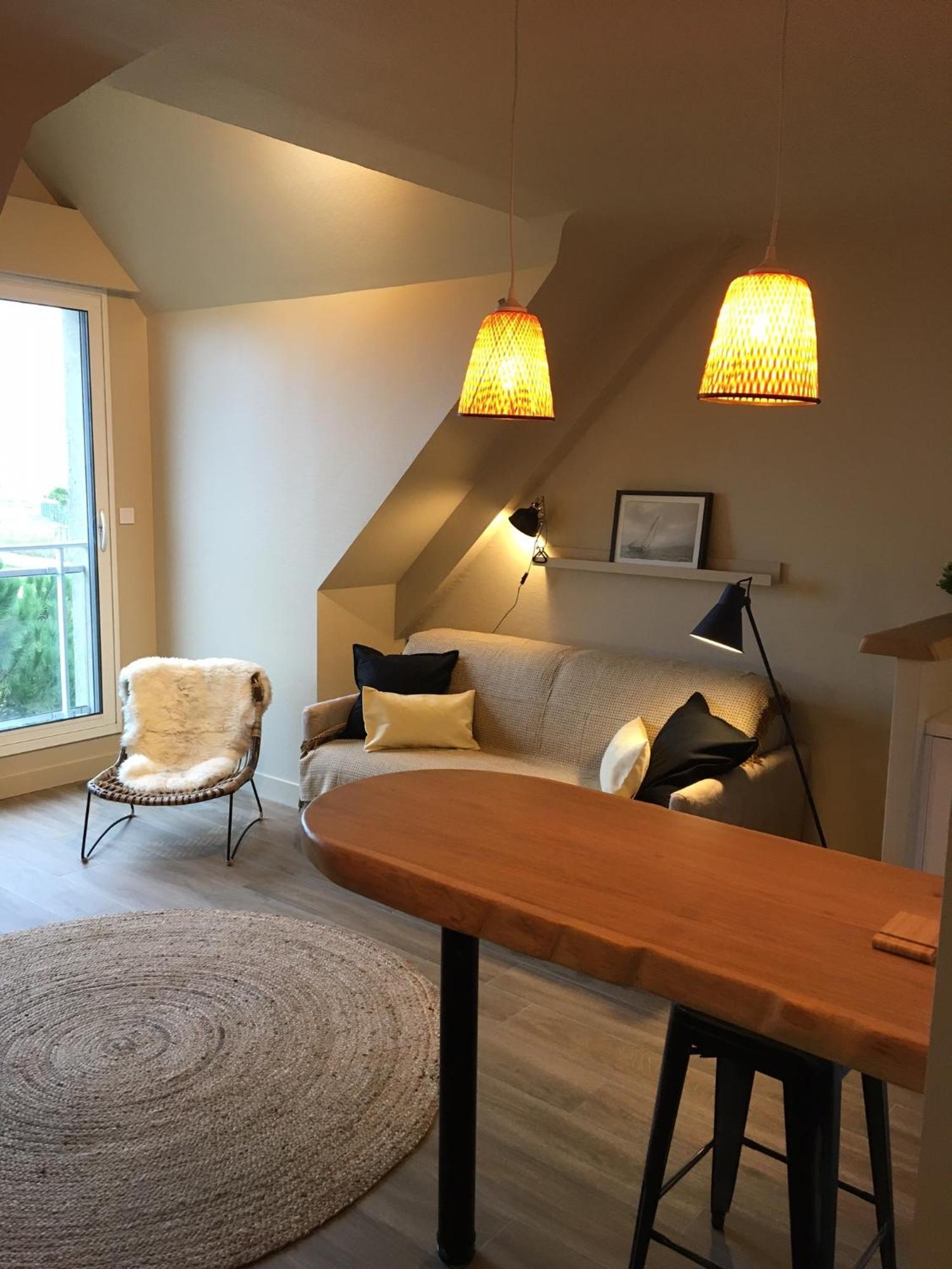 Appart-Studios Vue Mer Panoramique St Guenole Cote Mer Penmarcʼh المظهر الخارجي الصورة