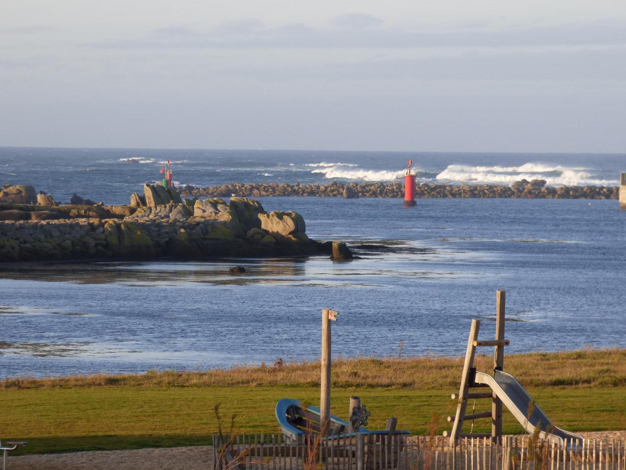 Appart-Studios Vue Mer Panoramique St Guenole Cote Mer Penmarcʼh الغرفة الصورة
